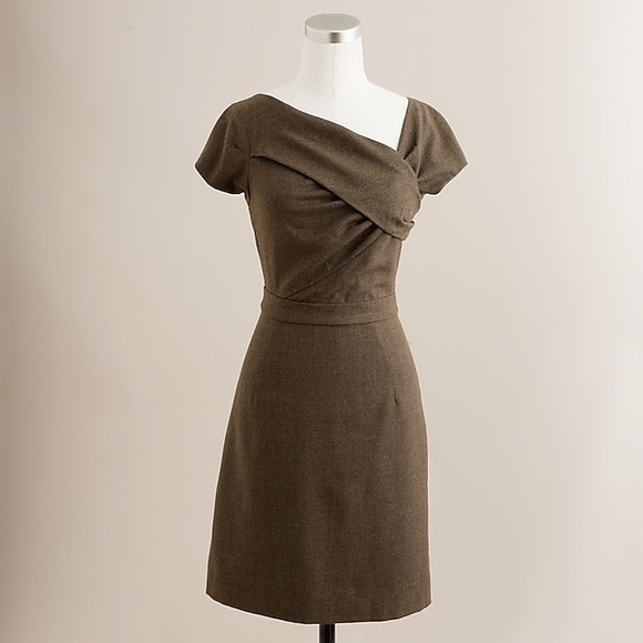J. Crew Dresses & Skirts - J. Crew Wool Origami Sheath Dress